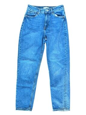 H&M Mom Slim Fit Blue Denim Jeans